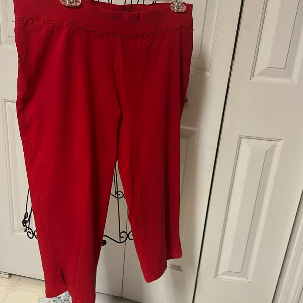 Indigo Poppy Pants Size 18 Women’s Red  Casual